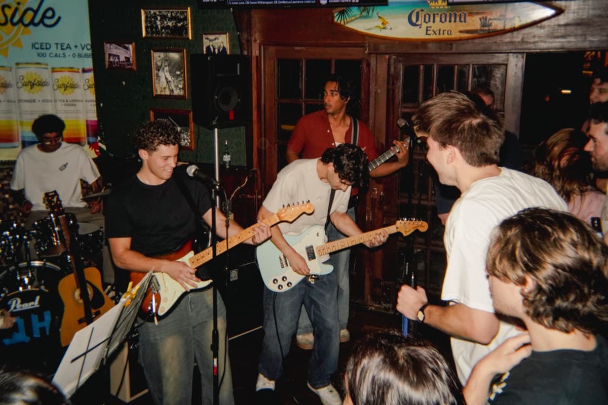 Band playing live music