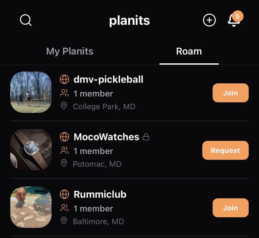 Planits feature
